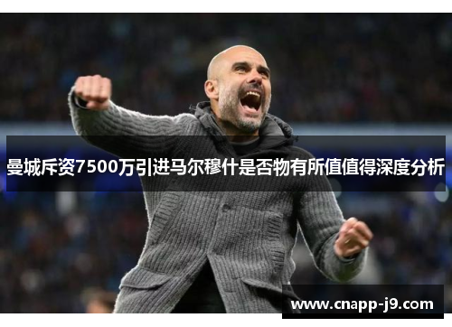 曼城斥资7500万引进马尔穆什是否物有所值值得深度分析